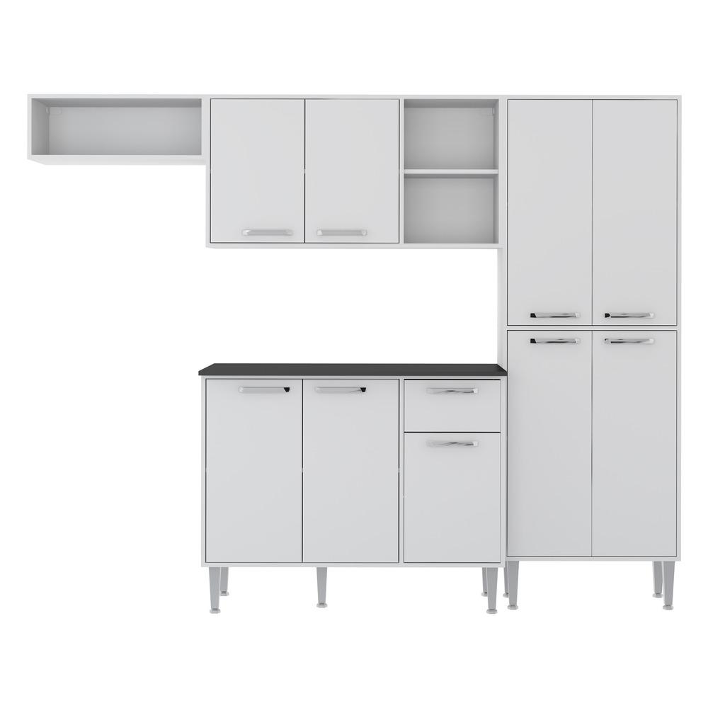 Armário de Cozinha Compacta Xangai Multimóveis V2840 Branco