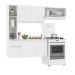 Armário de Cozinha Compacta com Balcão Sofia Multimóveis V2001 - Branco