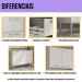 Armário de Cozinha Compacta com Balcão para Pia Siena Multimóveis MP2217 Branco/Lacca Fumê