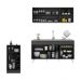 Armário de Cozinha Compacta com Bancada Americana Veneza Multimóveis MP2200 Preto/Branco