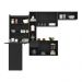 Armário de Cozinha Compacta com Mesa Dobrável Sofia Multimóveis V2008 Preto