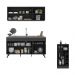 Armário de Cozinha Compacta com Mesa Gourmet Veneza Multimóveis MP2201 Preto