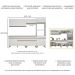 Armário de Cozinha Completa 252cm Veneza Multimóveis V3713 Branco/Dourado