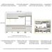 Armário de Cozinha Completa 252cm com Leds Veneza Up Multimóveis V2035 Branco/Dourado