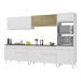 Armário de Cozinha Completa 302cm Veneza Multimóveis V3689 Branco
