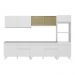Armário de Cozinha Completa 302cm Veneza Multimóveis V3689 Branco