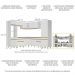 Armário de Cozinha Completa de Canto Veneza Multimóveis V2046  Branco/Dourado