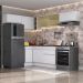 Armário de Cozinha Completa de Canto com Rodapé Veneza Multimóveis MP2095.891 Branco