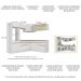 Armário de Cozinha Completa de Canto com Rodapé Veneza Multimóveis V2099  Branco/Dourado