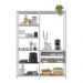 Armário de Cozinha Modulada Compacta 135cm 2 Peças com 2 Gavetas Multimóveis MP2284 Branco