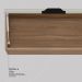 Armário de Cozinha Modulada Compacta 260cm 3 Pçs Multimóveis CR20471 Amêndola/Nude Prime TX