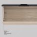 Armário de Cozinha Modulada Compacta 260cm 3 Pçs Multimóveis CR20471 Avena/Grafito