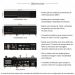 Armário de Cozinha Modulada Compacta 4 Pçs com Balcão para Cooktop Veneza Multimóveis MP2261 Preto/Dourado