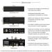 Armário de Cozinha Modulada Compacta com Balcão para Cooktop/Forno Veneza Multimóveis MP2262 Preto/Dourado