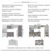 Armário de Cozinha Modulada Completa 6 Pçs com Balcão para Pia Siena Multimóveis MP2285 Branco/Lacca Fumê