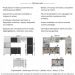 Armário de Cozinha Modulada Completa 6 Pçs com Balcão para Pia Siena Multimóveis MP2285 Branco/Preto