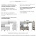 Armário de Cozinha Modulada Completa Compacta 294cm com Balcão de Pia Multimóveis MP2280 Branco