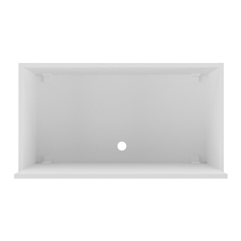 Armário de Cozinha Nicho para Microondas 70 cm Veneza Multimóveis V3737 Branco