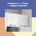 Armário de Cozinha de Aço Aéreo Duplo 80cm Regina Multimóveis CR6121 Branco