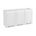 Armário de Cozinha de Aço Aéreo Triplo 105cm Rose Multimóveis CR6087 Branco
