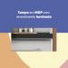 Armário de Cozinha de Aço Kit Triplo 105cm Rose Multimóveis Smart CR6095 Branco
