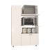 Armário de Cozinha para Forno/Micro-ondas com 3 Portas Multimóveis CR20348 Branco