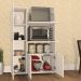 Armário de Cozinha para Forno/Micro-ondas com 3 Portas Multimóveis CR20348 Branco