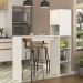 Armário de Cozinha/Bancada  com 1 Porta Multimóveis V6004 Branco