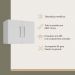Armário de Lavanderia Aéreo com 2 Portas 57cm Multimóveis CR30039 Branco