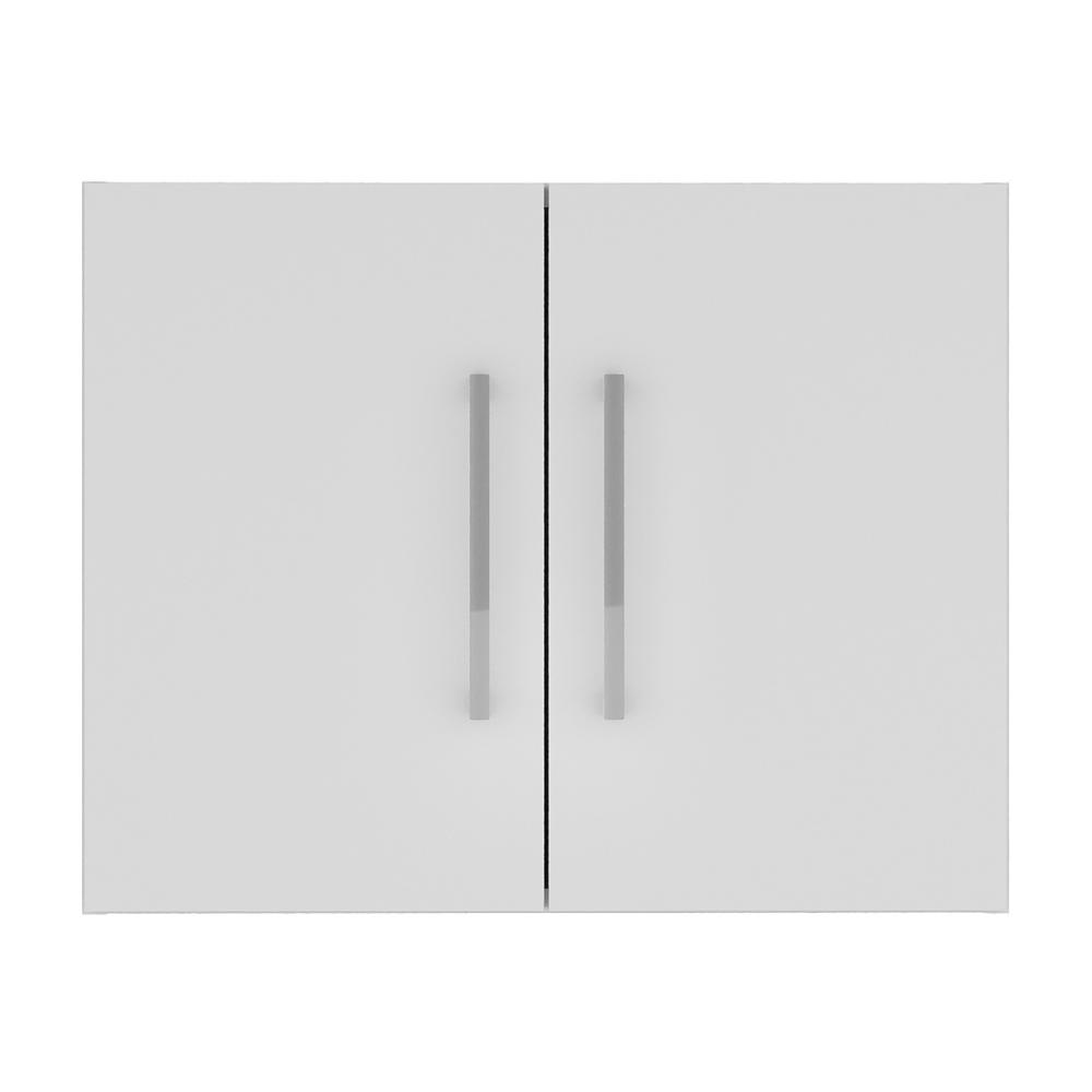Armário de Lavanderia Aéreo com 2 Portas 57cm Multimóveis CR30039 Branco