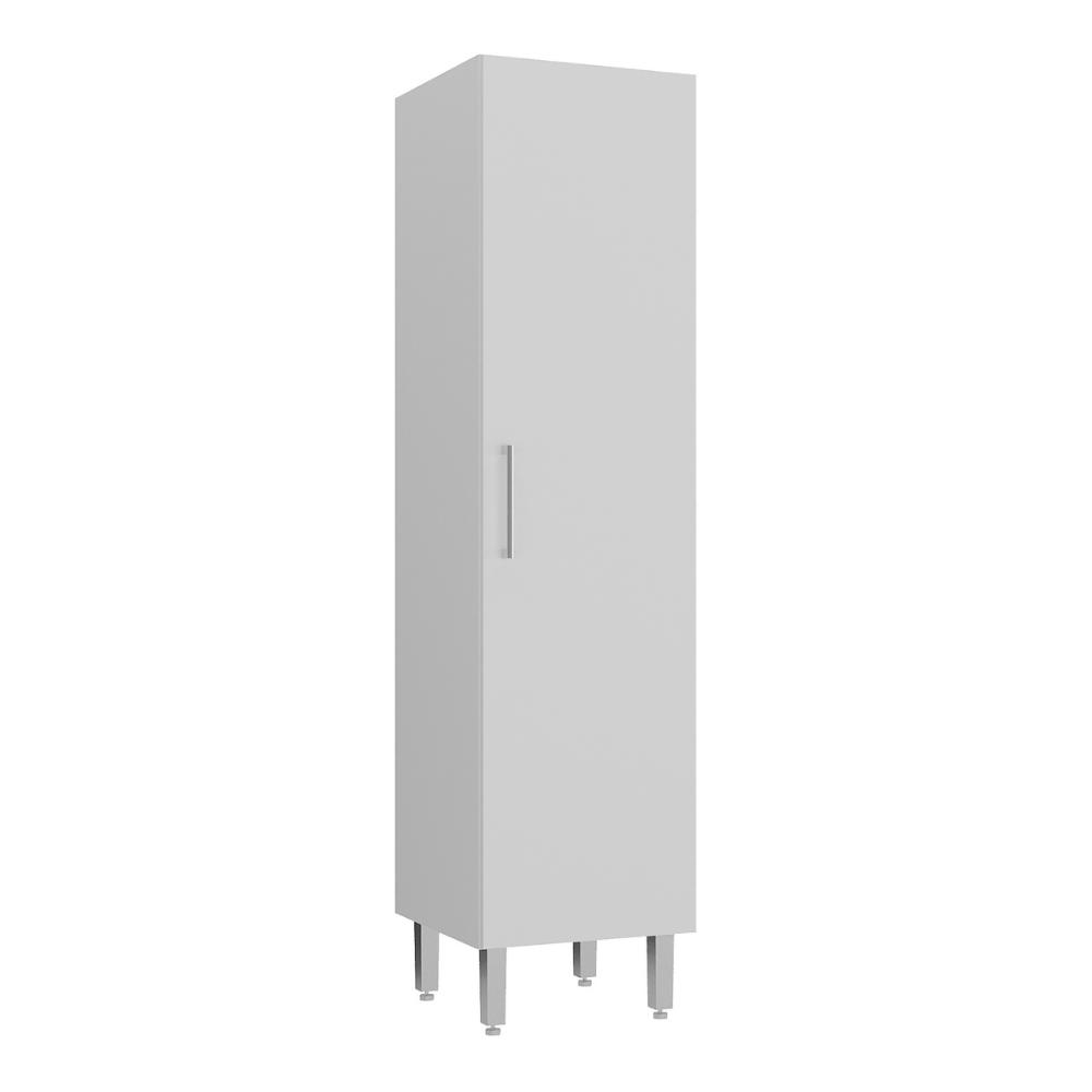Armário de Lavanderia Multiuso com 1 Porta 45cm Multimóveis CR30040 Branco