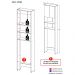 Armário para Banheiro c/ 2 Portas Multimóveis Branco