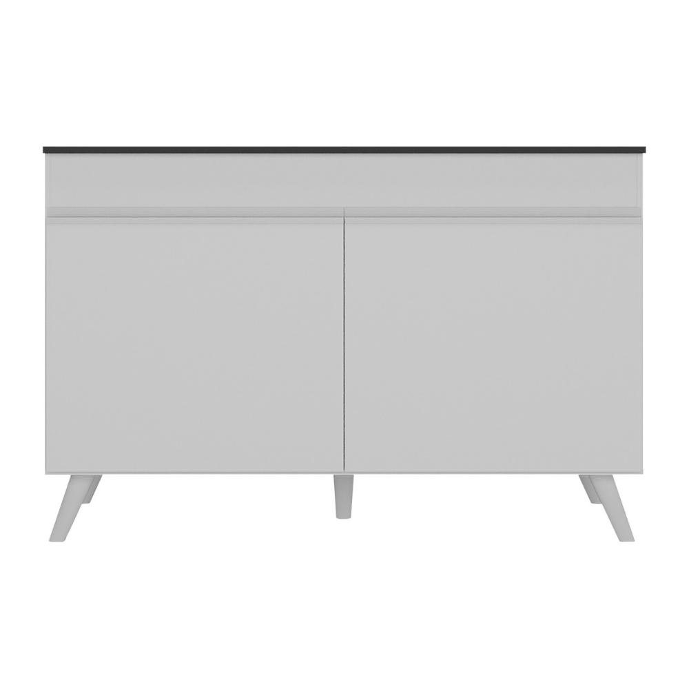 Balcão Cozinha Gabinete Pia 120cm 2 Portas Veneza Multimóveis V3738 Branco