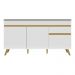 Balcão Cozinha Gabinete Pia 150 cm 3 Portas 1 Gaveta Veneza GW Multimóveis MP3740 Branco