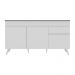 Balcão Cozinha Gabinete Pia 150 cm 3 Portas 1 Gaveta Veneza Multimóveis MP2072.891 Branco