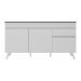 Balcão Cozinha Gabinete Pia 150 cm 3 Portas 1 Gaveta Veneza Multimóveis MP3740.891 Branco