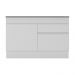 Balcão Cozinha com Rodapé Gabinete Pia 120 cm 2 Portas 1 Gaveta Veneza Multimóveis MP2117.891 Branco