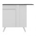 Balcão Cozinha de Canto 1 Porta Veneza Multimóveis MP3743.891 Branco