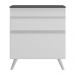 Balcão Cozinha para Cooktop 70 cm 1 Porta 1 Gaveta Veneza Multimóveis MP3706.891 Branco