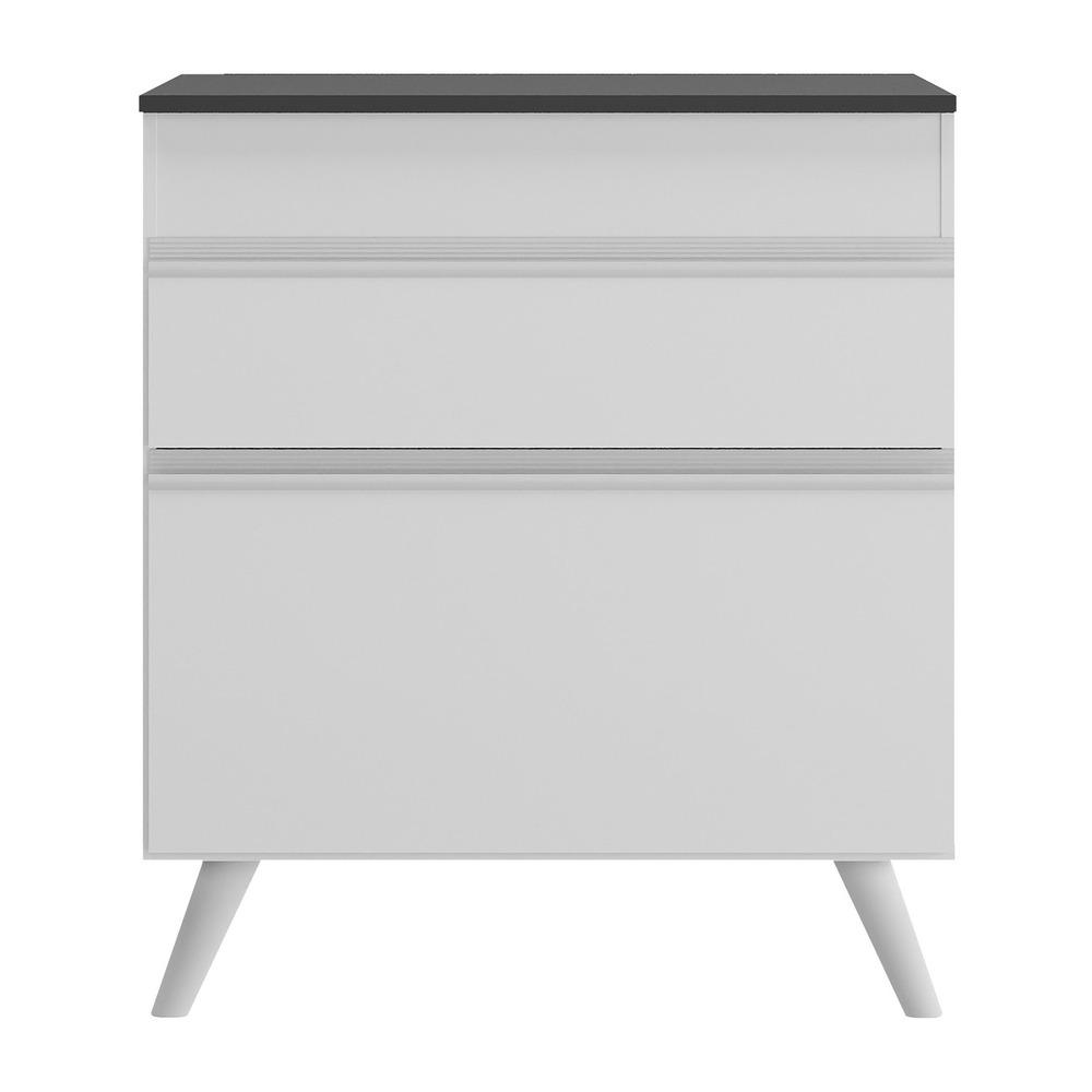 Balcão Cozinha para Cooktop 70 cm 1 Porta 1 Gaveta Veneza Multimóveis MP3706.891 Branco