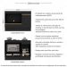 Balcão Cozinha para Cooktop e Forno 105cm 1 Porta 1 Gaveta com Rodapé Veneza Multimóveis MP2295 Preto/Dourado