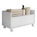 Balcão Gabinete Banheiro com Rodízios 80cm Multimóveis V2608 Branco