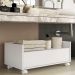 Balcão Gabinete Banheiro com Rodízios 80cm Multimóveis V2608 Branco