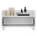 Balcão Gabinete Banheiro com Rodízios 80cm Multimóveis V2608 Branco