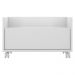 Balcão Gabinete Banheiro com Rodízios 80cm Multimóveis V2608 Branco