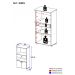 Balcão Multimóveis Multiuso Forno e Microondas Branco REF. 4060G 2 Portas e 1 Gaveta