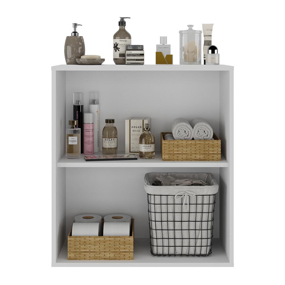 Balcão Multiuso Organizador para Banheiro 2 Portas 63cm Multimóveis MP5038 Branco