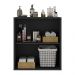 Balcão Multiuso Organizador para Banheiro 2 Portas 63cm Multimóveis MP5038 Preto
