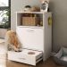 Balcão Multiuso/Comedouro para Cães e Gatos Multimóveis MP6026 Branco