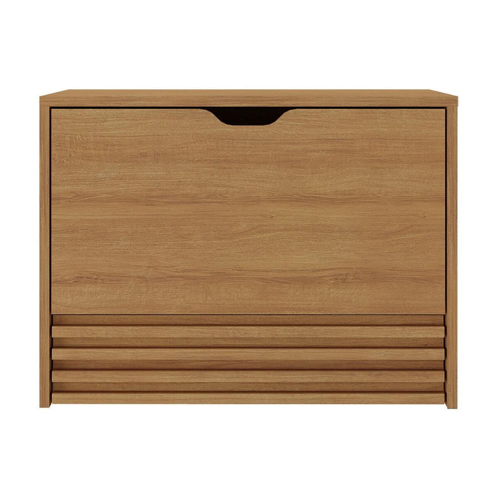 Balcão Suspenso para Forno/Micro-ondas 1 Porta e 1 Gaveta Multimóveis CR20345 Amêndoa